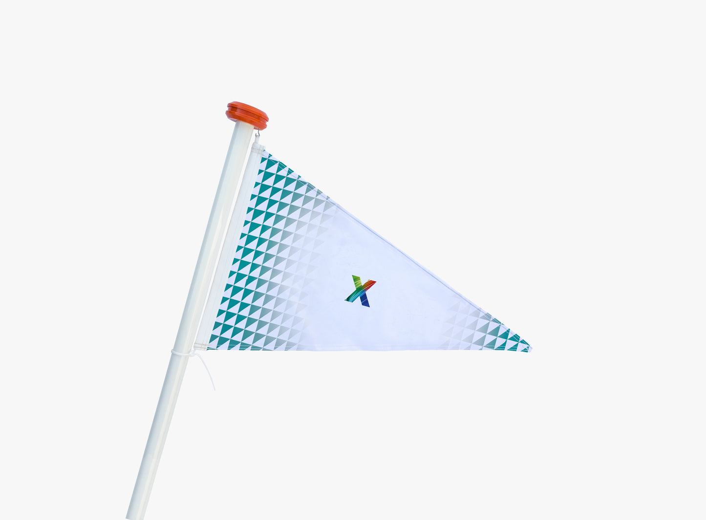 Bootsfahne - Dreieckige Fahne mit Band und Schnur
