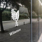 One Way Vision Folie - mit entfernbarer Klebeschicht, geeignet für transparente Untergründe wie Glas