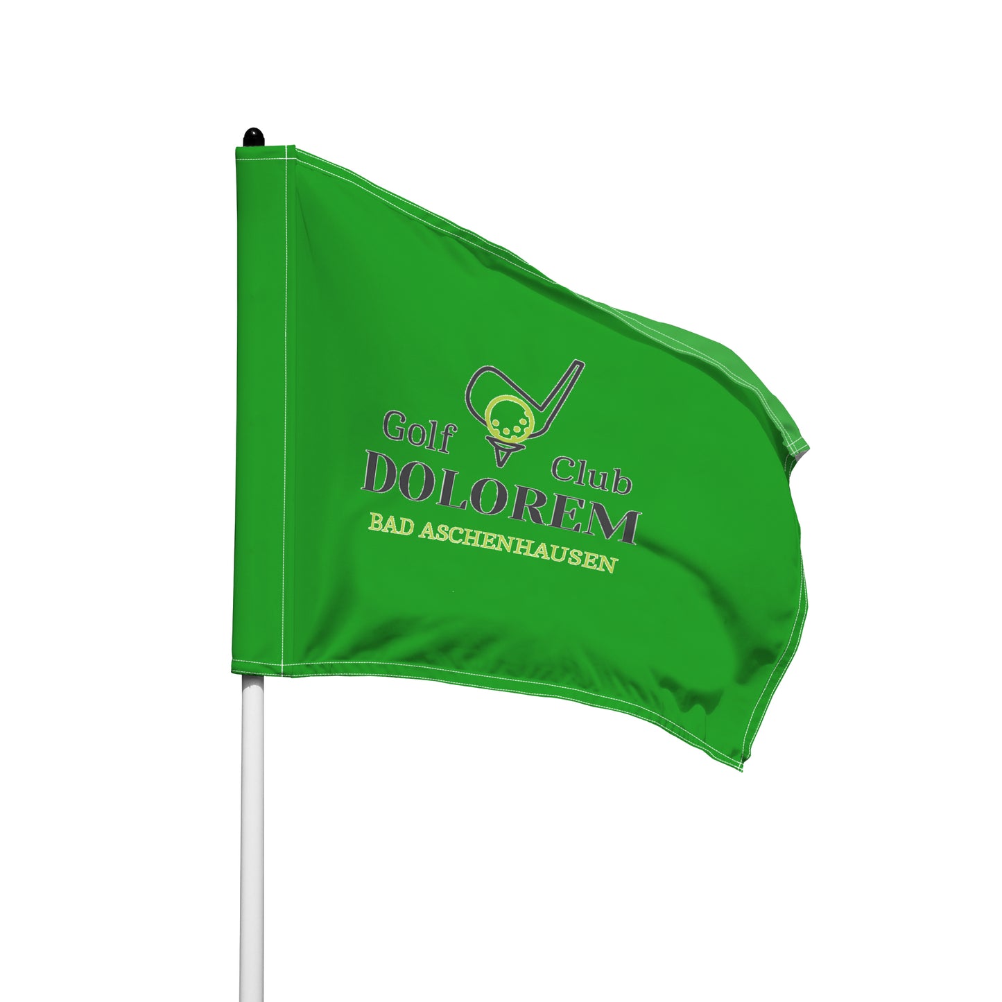 Golffahne - Aus Flag Longlife und inklusive Golftube MAXPRINTO